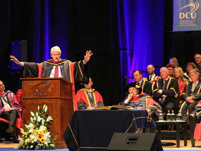 DCU Honorary Conferring at The Helix | Bill Clinton, Martin Naughton & Sister Stanislaus
