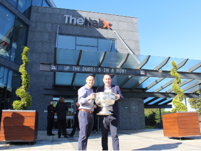 Jason Sherlock and Sam Maguire drop in to The Helix