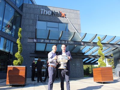 Jason Sherlock and Sam Maguire drop in to The Helix